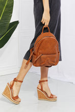 Load image into Gallery viewer, Certainly Chic Faux Leather Woven Backpack-Modish Lily, Tecumseh Michigan
