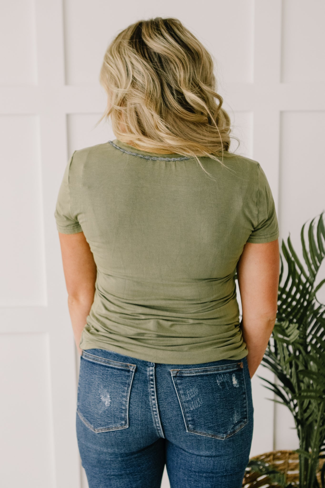 Andy Top in Olive-Womens-Modish Lily, Tecumseh Michigan