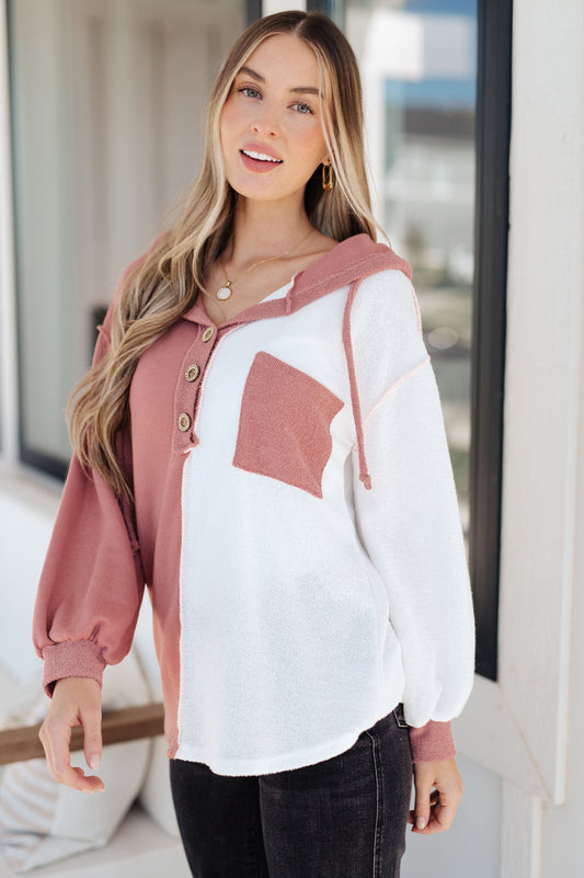Best On The Block Color Block Hoodie-Womens-Modish Lily, Tecumseh Michigan