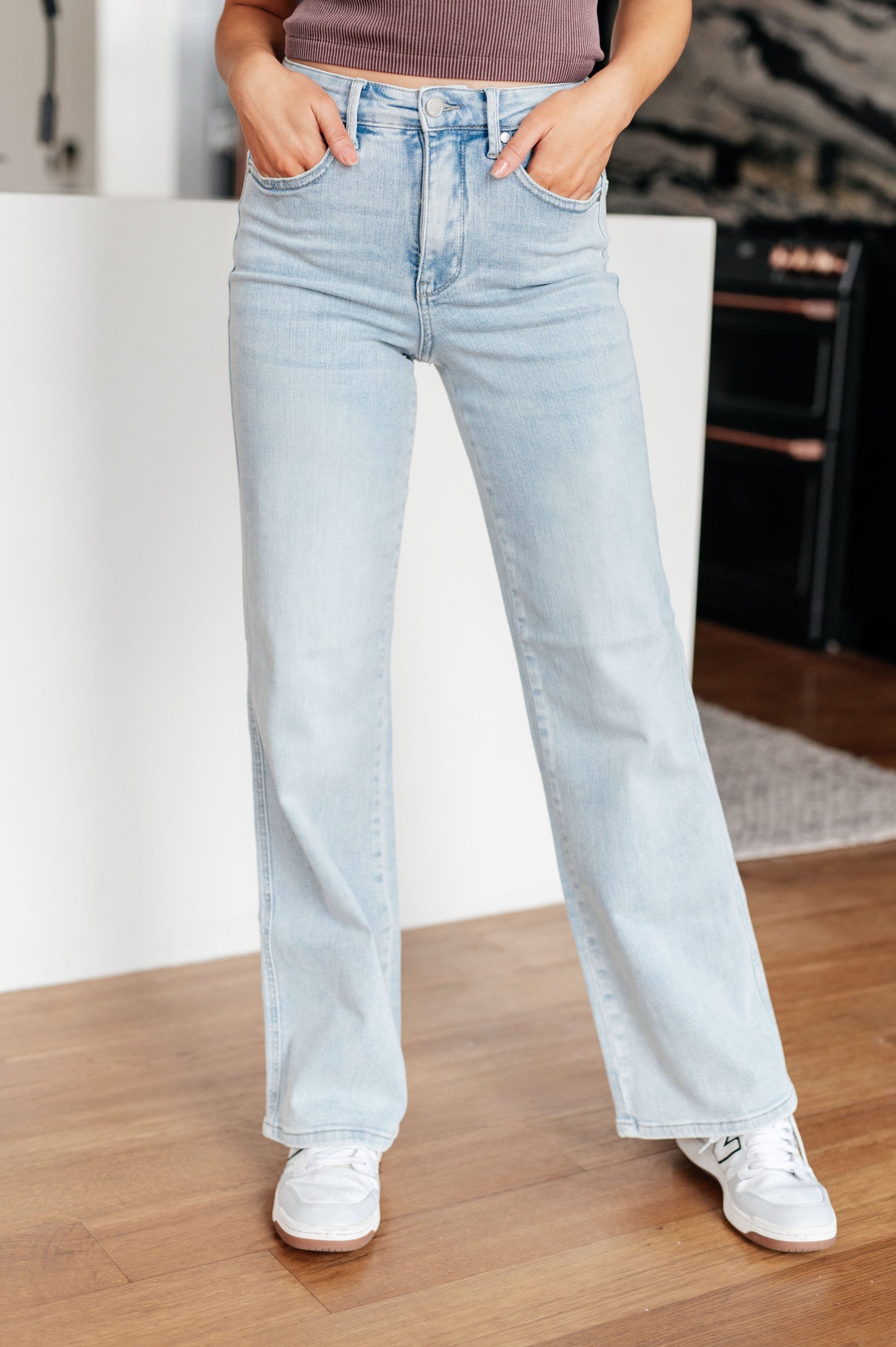 Brooke High Rise Control Top Vintage Wash Straight Jeans-Womens-Modish Lily, Tecumseh Michigan