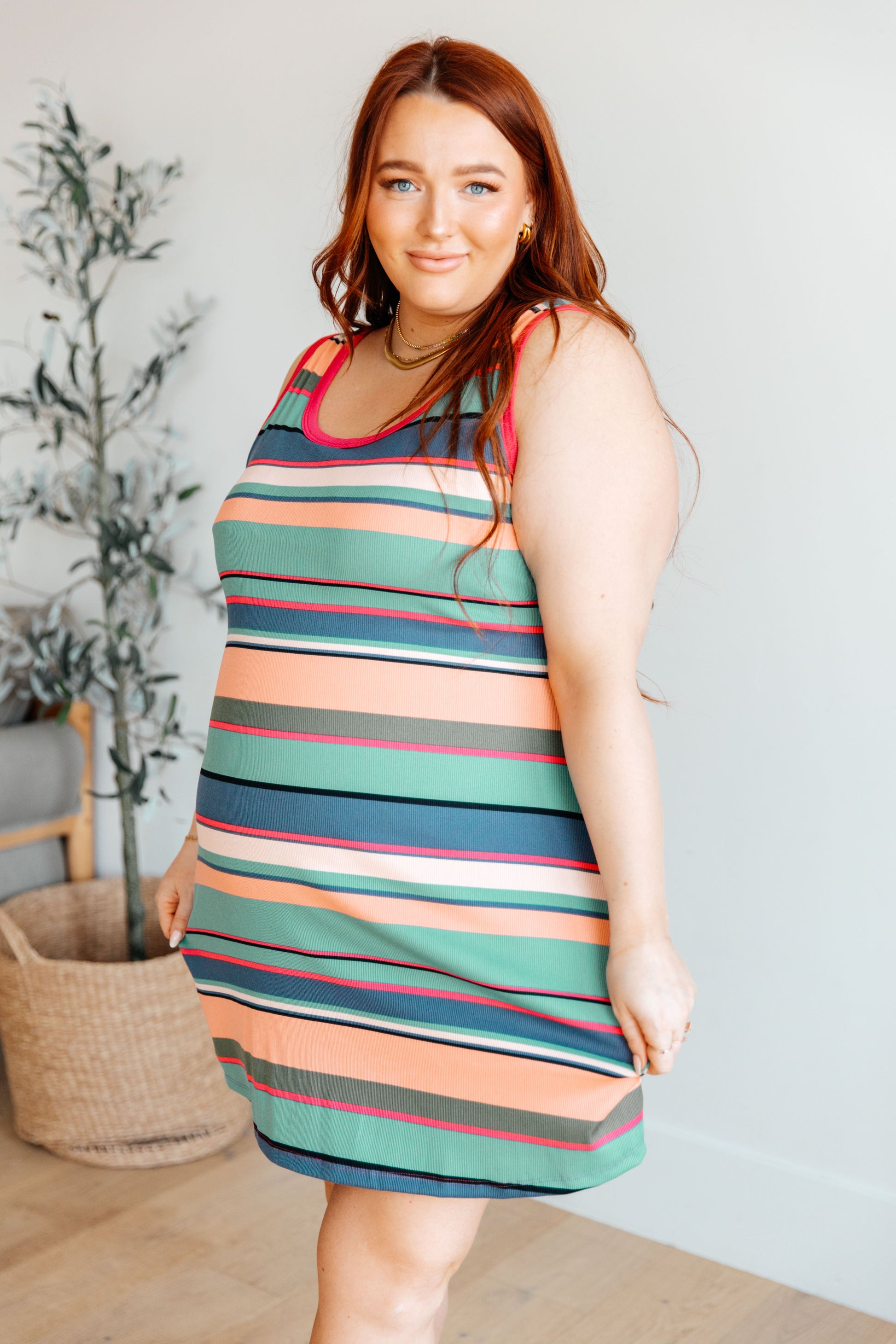 Summer Lovin' Striped Tank Dress-Womens-Modish Lily, Tecumseh Michigan