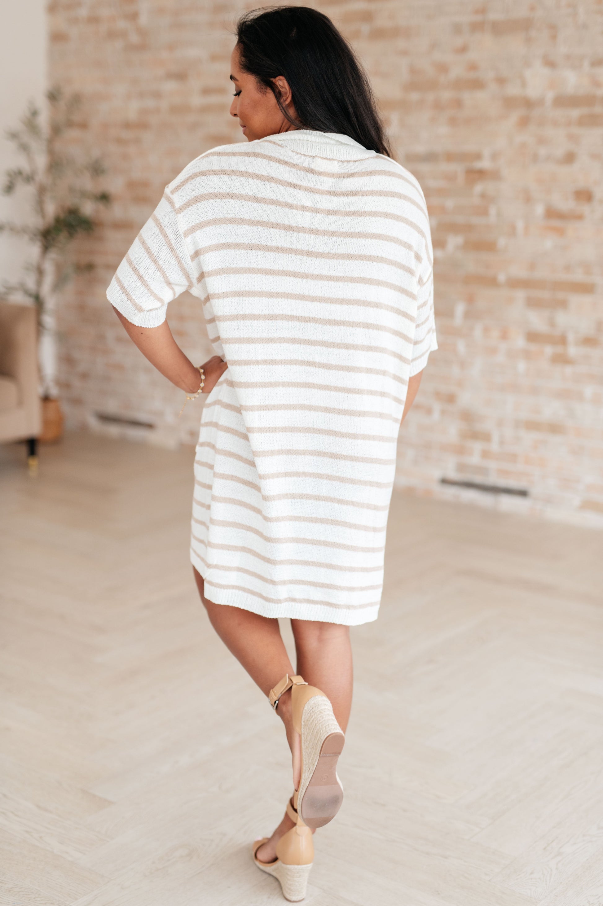 Easy Street Striped Dress-Dresses-Modish Lily, Tecumseh Michigan