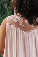 Load image into Gallery viewer, Floral Embroidered Swing Top in Pink-Womens-Modish Lily, Tecumseh Michigan
