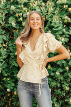 Load image into Gallery viewer, Folksong Floral Top in Yellow-Womens-Modish Lily, Tecumseh Michigan
