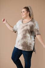 Load image into Gallery viewer, Forgotten Dreams Tie Dye Top In Taupe-Womens-Modish Lily, Tecumseh Michigan

