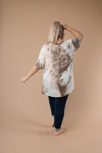 Load image into Gallery viewer, Forgotten Dreams Tie Dye Top In Taupe-Womens-Modish Lily, Tecumseh Michigan
