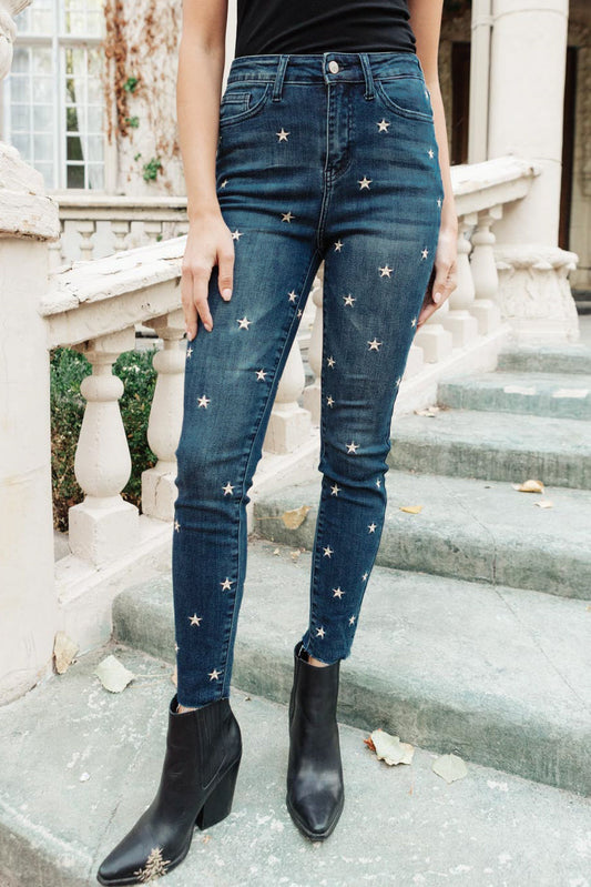 High Rise Starlight Skinnies-Womens-Modish Lily, Tecumseh Michigan