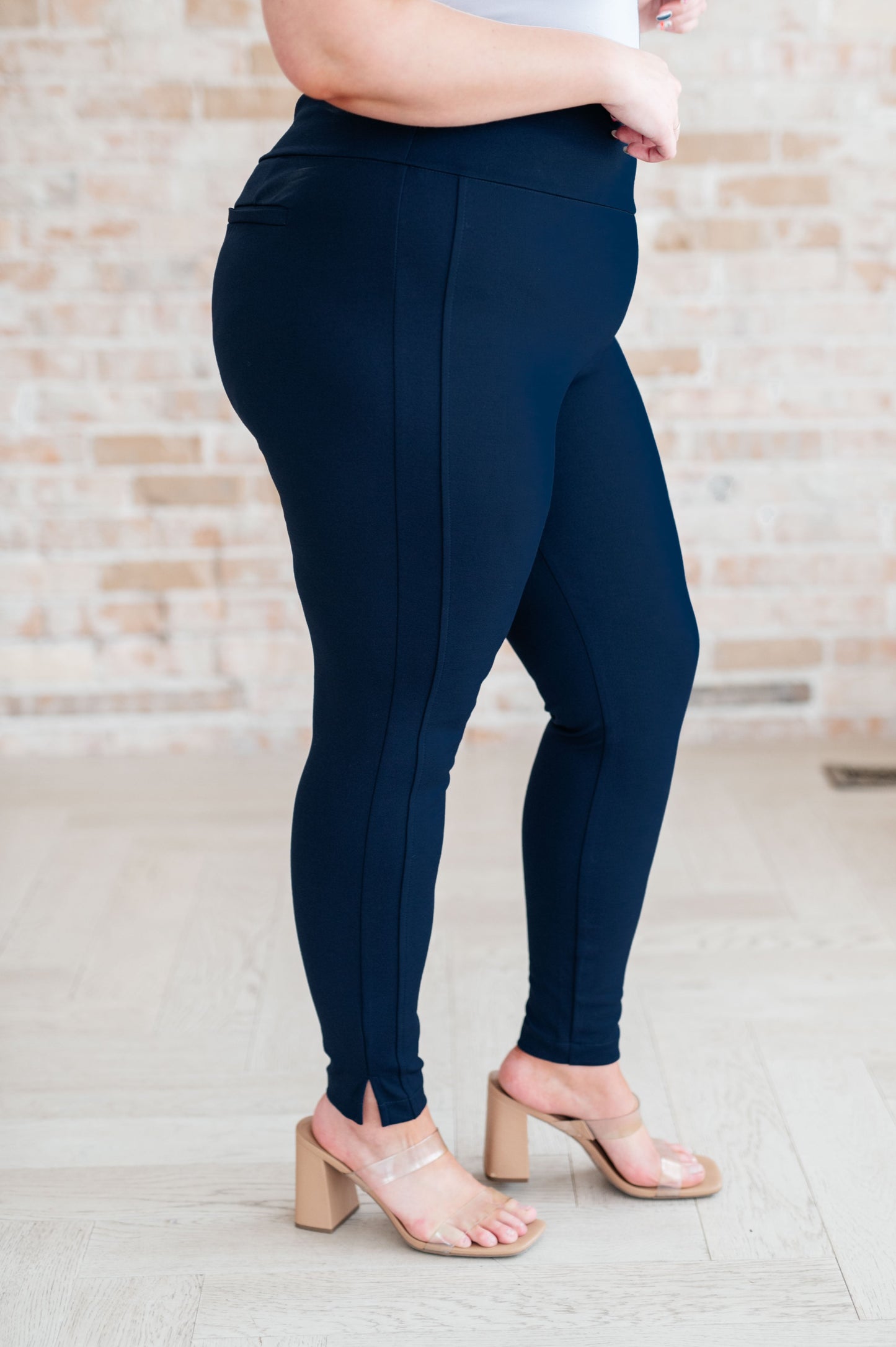 Magic Skinny Pants in Navy-Bottoms-Modish Lily, Tecumseh Michigan