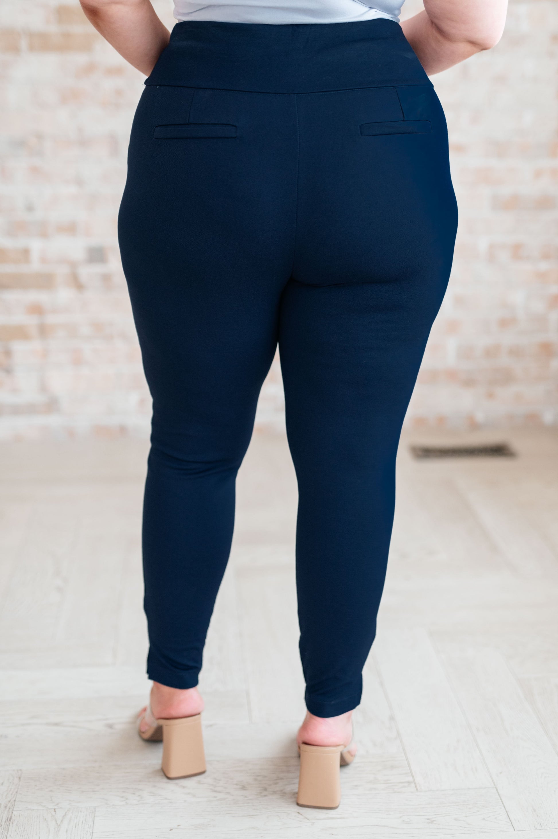 Magic Skinny Pants in Navy-Bottoms-Modish Lily, Tecumseh Michigan