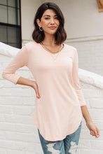 Load image into Gallery viewer, Perfect V Neck in Blush-Womens-Modish Lily, Tecumseh Michigan
