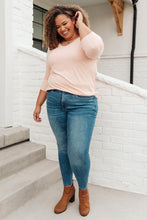 Load image into Gallery viewer, Perfect V Neck in Blush-Womens-Modish Lily, Tecumseh Michigan
