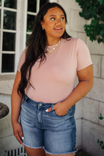 Load image into Gallery viewer, Round Neck Bodysuit in Mauve-Womens-Modish Lily, Tecumseh Michigan
