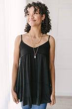 Load image into Gallery viewer, Seaside Dreams Tunic in Black-Modish Lily, Tecumseh Michigan
