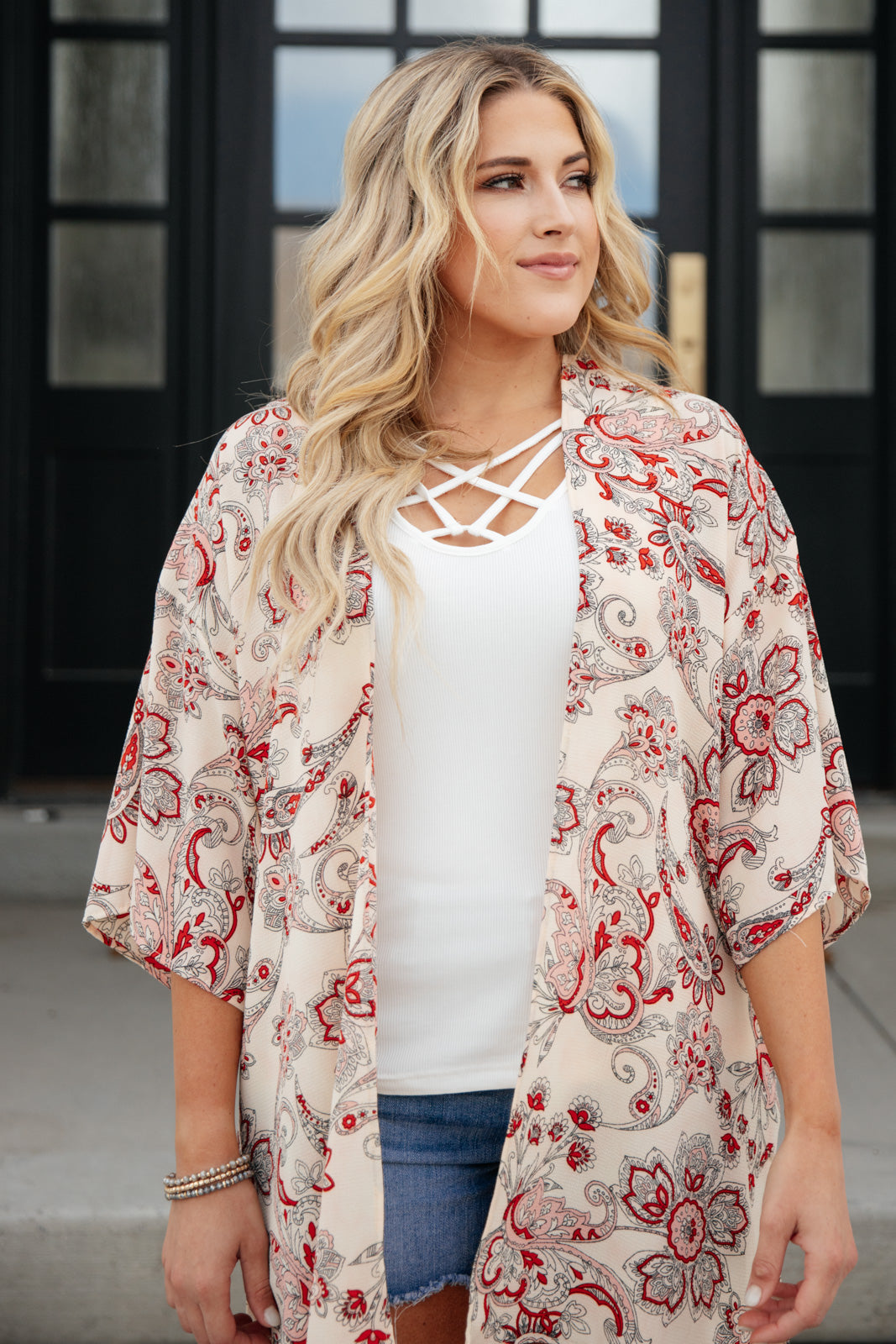 Sweet Tea & Paisleys Kimono-Womens-Modish Lily, Tecumseh Michigan