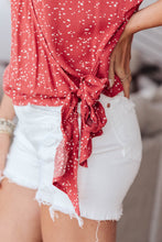 Load image into Gallery viewer, Tie A Bow Top In Red-Womens-Modish Lily, Tecumseh Michigan
