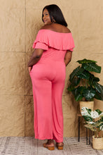 Load image into Gallery viewer, My Favorite Full Size Off-Shoulder Jumpsuit with Pockets-Modish Lily, Tecumseh Michigan
