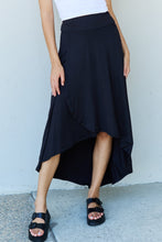 Load image into Gallery viewer, First Choice High Waisted Flare Maxi Skirt in Black-Modish Lily, Tecumseh Michigan
