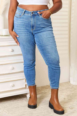 Judy Blue Full Size High Waist Skinny Jeans-Modish Lily, Tecumseh Michigan