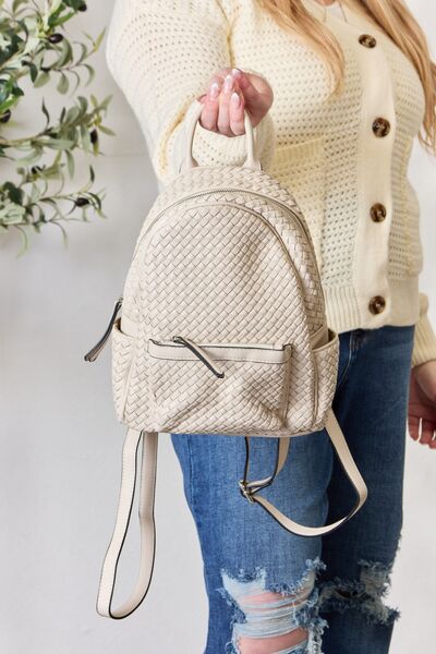 Leather Woven Backpack-Modish Lily, Tecumseh Michigan