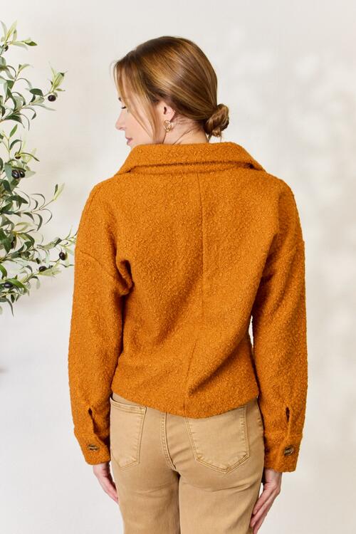 Ginger Half Button Turtleneck Sweatshirt-Modish Lily, Tecumseh Michigan