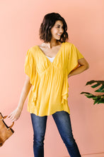 Load image into Gallery viewer, Fly Away Home Blouse In Honey-Womens-Modish Lily, Tecumseh Michigan
